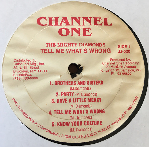 .... Tell Me What's Wrong