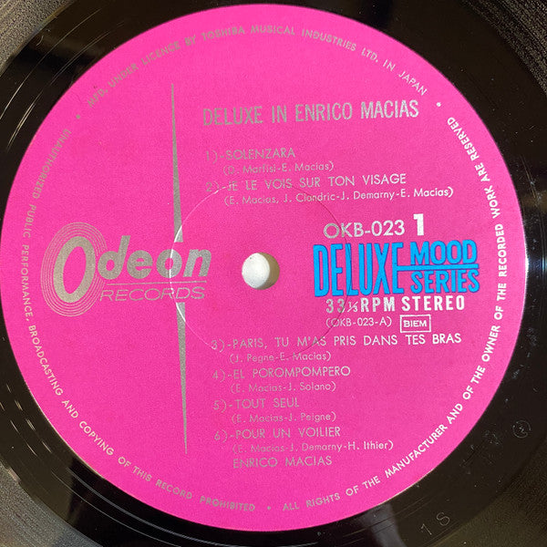 Deluxe In Enrico Macias