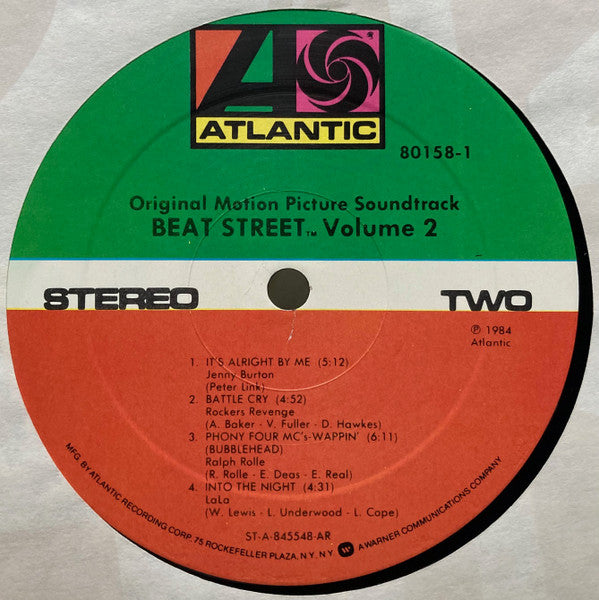 Beat Street (Original Motion Picture Soundtrack) - Volume 2