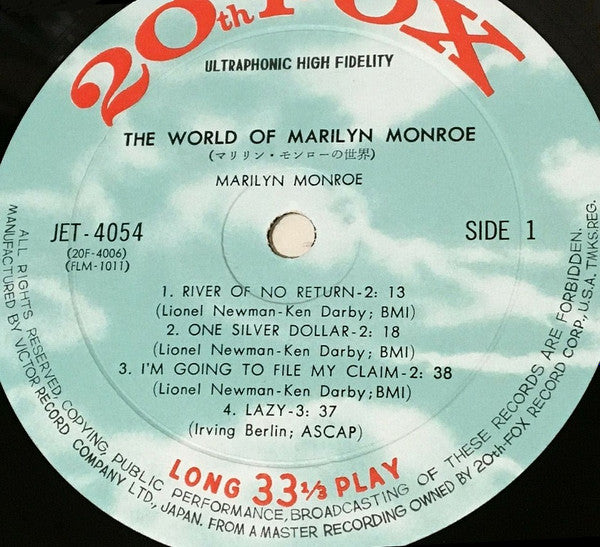 マリリン・モンローの世界 = The World Of Marilyn Monroe