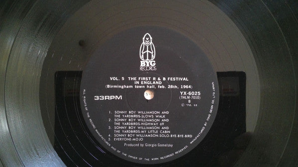 Faces And Places Vol. 5 - The First Rhythm & Blues Festival In England