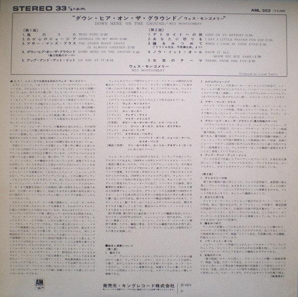 Down Here On The Ground