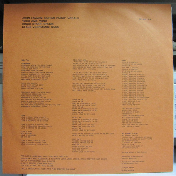 John Lennon / Plastic Ono Band