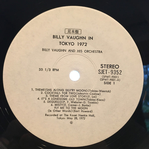 Billy Vaughn In Tokyo 1972