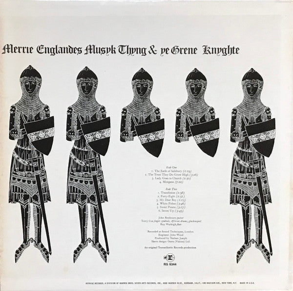 Sir John Alot Of Merrie Englandes Musyk Thyng & Ye Grene Knyghte