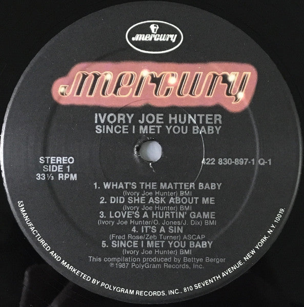 Since I Met You Baby