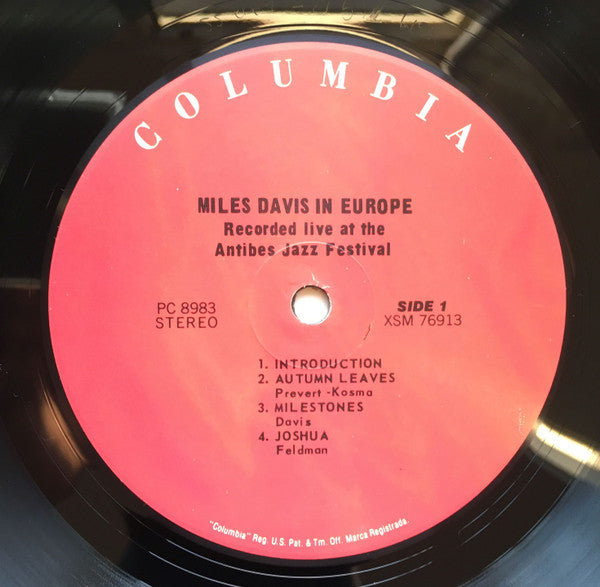 Miles Davis In Europe