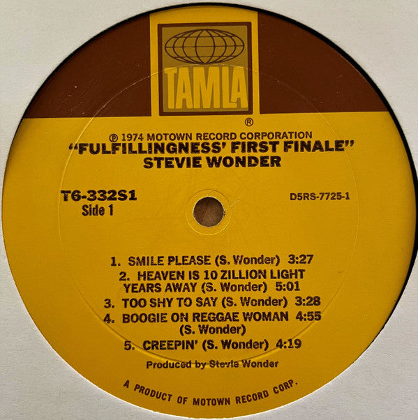 Fulfillingness' First Finale