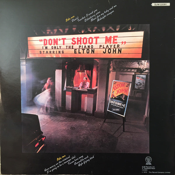 Don't Shoot Me I'm Only The Piano Player