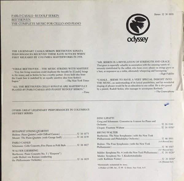 The Complete Music For Cello And Piano