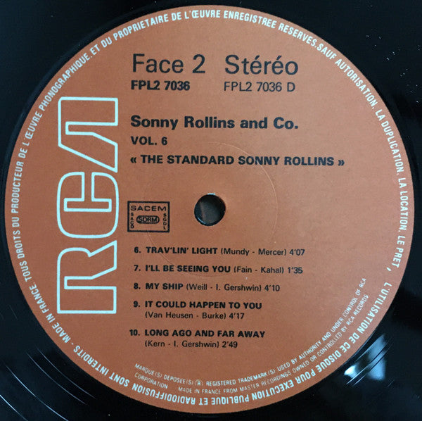 Vol 5: "Now's The Time!" / Vol 6: "The Standard Sonny Rollins"