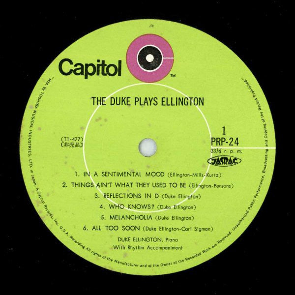The Duke Plays Ellington