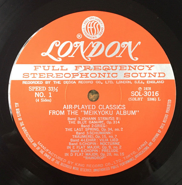 Air-Played Classics From The "Meikyoku Album"