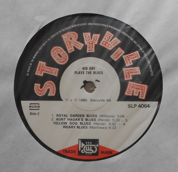 Kid Ory Plays The Blues