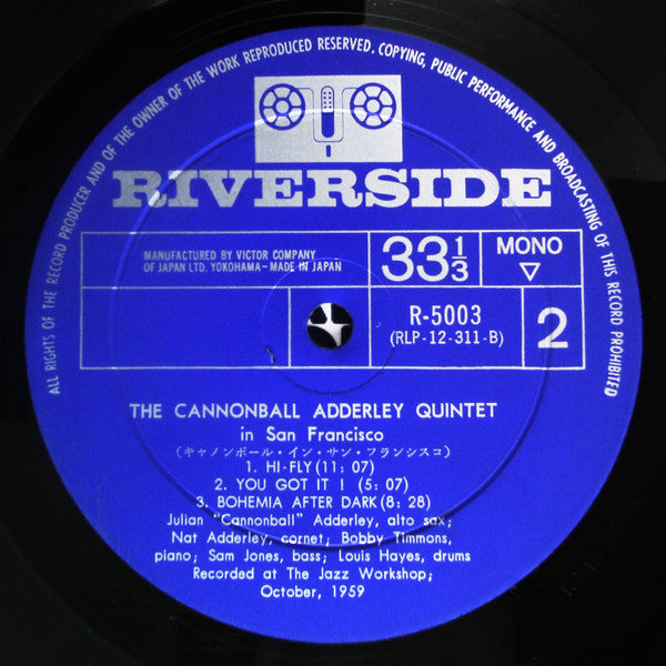 The Cannonball Adderley Quintet In San Francisco