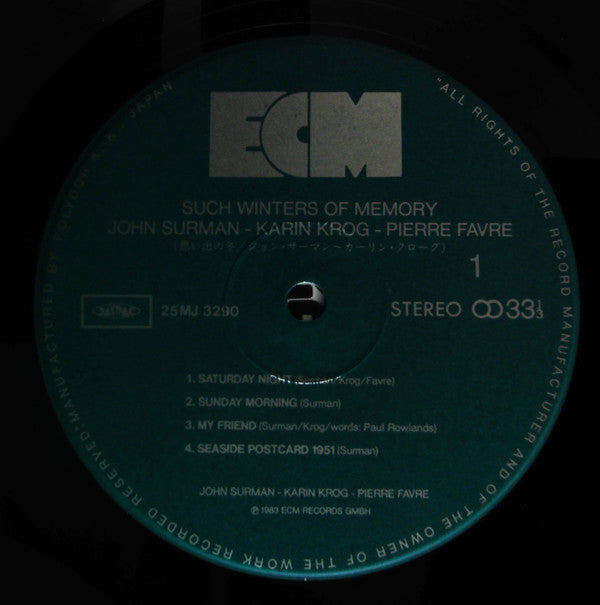 Such Winters Of Memory