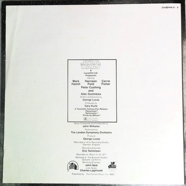 Star Wars (The Original Soundtrack From The 20th Century-Fox Film) = スター・ウォーズ (オリジナル・サウンドトラック)