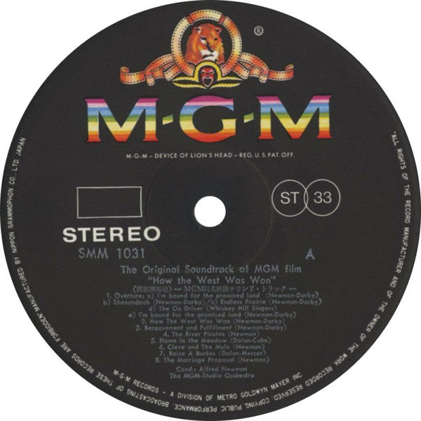 How The West Was Won - 西部開拓史 Mgm 同名映画サウンドトラック