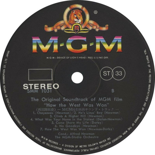 How The West Was Won - 西部開拓史 Mgm 同名映画サウンドトラック