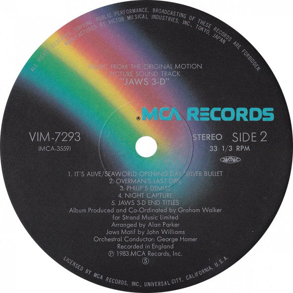 Jaws 3-D - Music From The Original Motion Picture Soundtrack