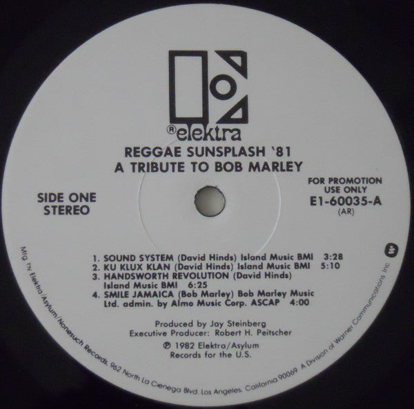Reggae Sunsplash '81 A Tribute To Bob Marley