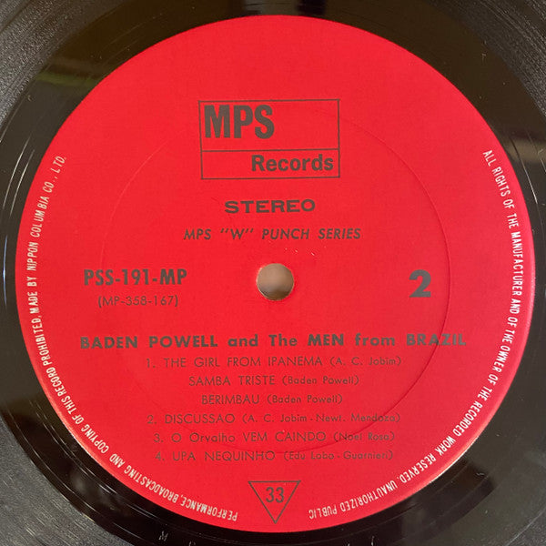 Baden Powell And The Men From Brazil