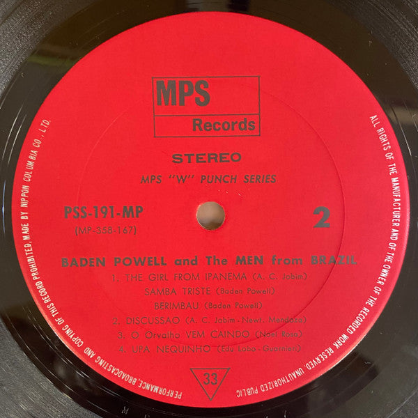 Baden Powell And The Men From Brazil