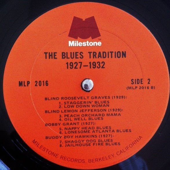 The Blues Tradition 1927-1932