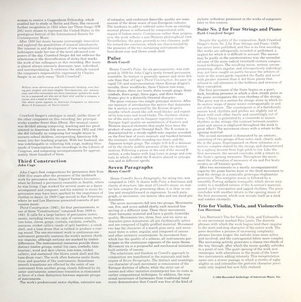 Pulse (Works For Percussion And Strings)