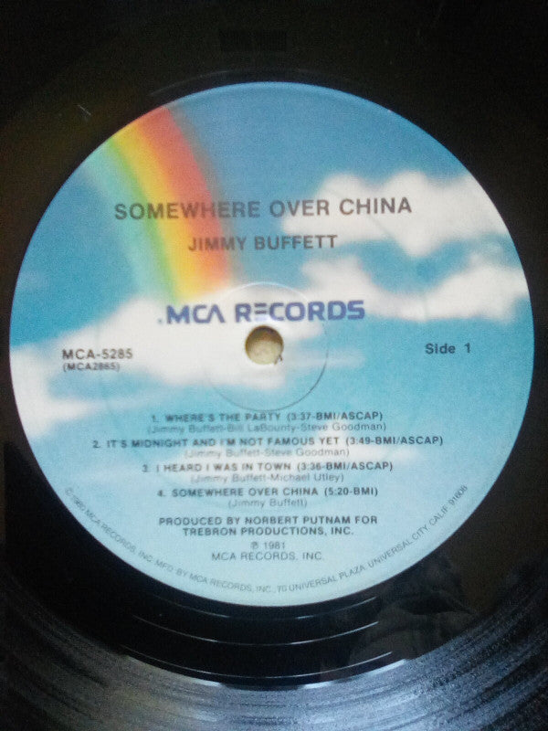 Somewhere Over China