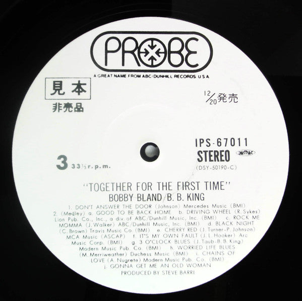 Together For The First Time... Live