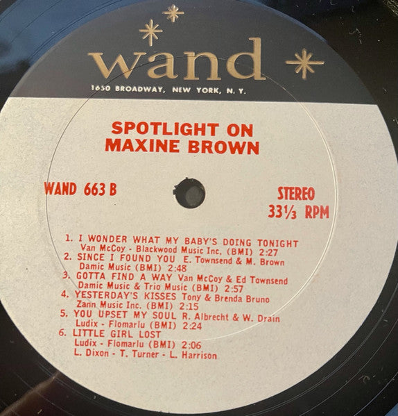 Spotlight On Maxine Brown