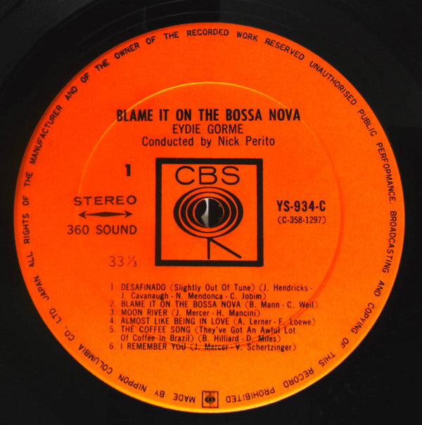 Blame It On The Bossa Nova