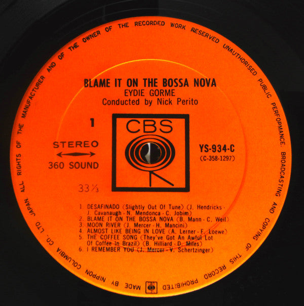 Blame It On The Bossa Nova