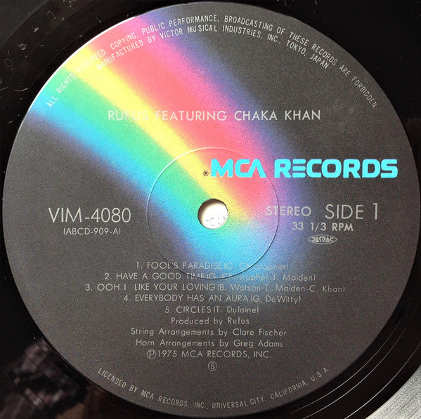 Rufus Featuring Chaka Khan