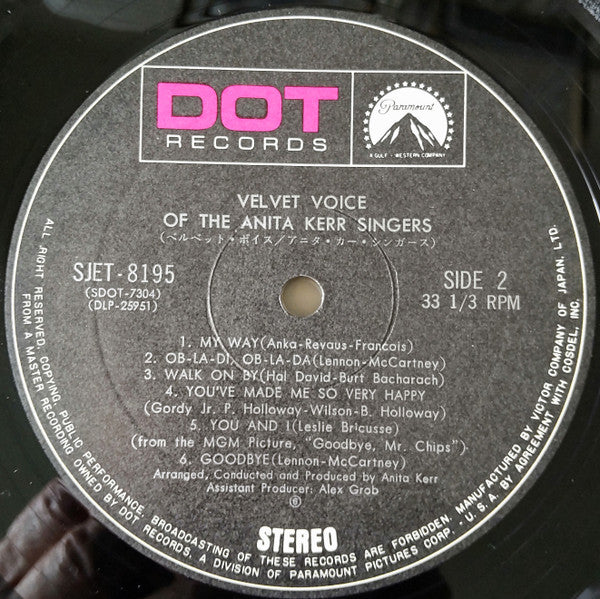 Velvet Voices Of The Anita Kerr Singers