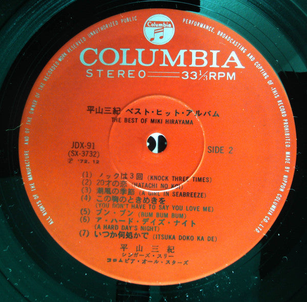 The Best Of Miki Hirayama