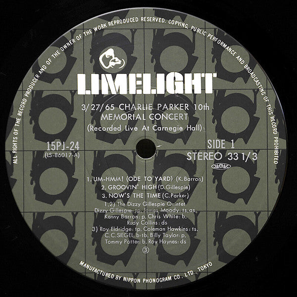 3/27/65 Charlie Parker 10th Memorial Concert (Recorded Live At Carnegie Hall)