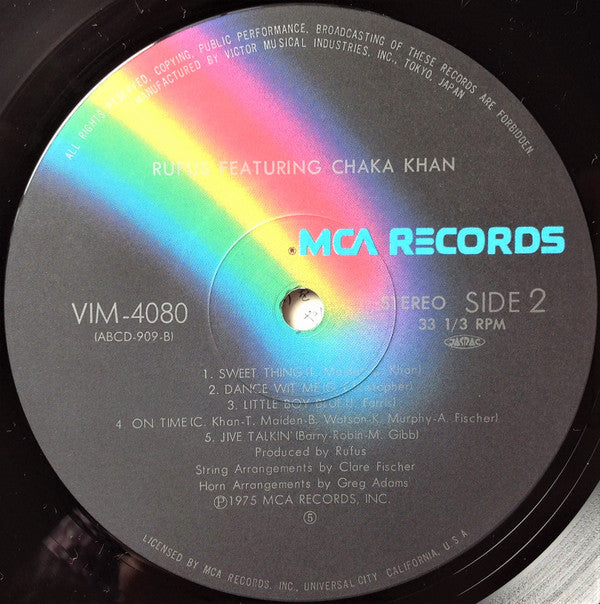 Rufus Featuring Chaka Khan