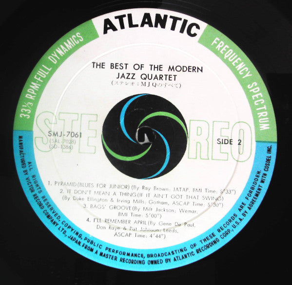 The Best Of Modern Jazz Quartet