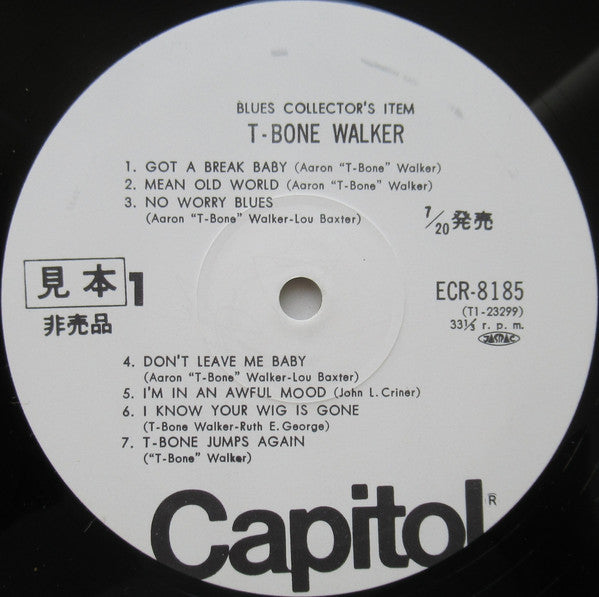 The Great Blues Vocals And Guitar Of T-Bone Walker (His Original 1942-1947 Performances)