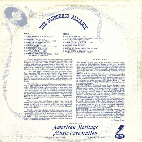 The Bluegrass Alliance