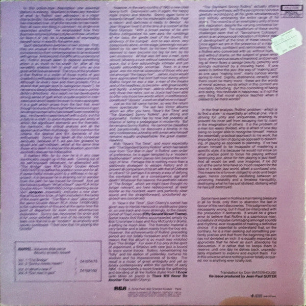 Vol 5: "Now's The Time!" / Vol 6: "The Standard Sonny Rollins"