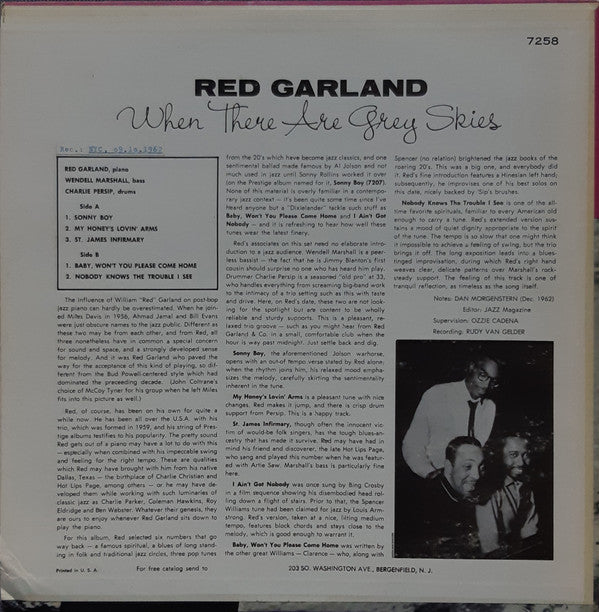 When There Are Grey Skies