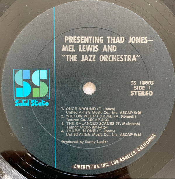 Presenting Thad Jones • Mel Lewis & "The Jazz Orchestra"