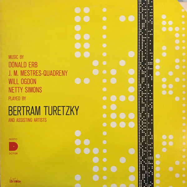 Plays Music By Donald Erb, J. M. Mestres-Quadreny, Will Ogdon, Netty Simons