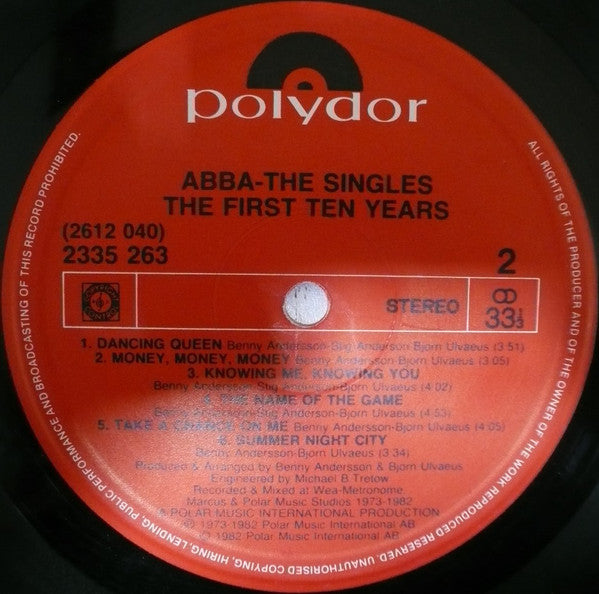 The Singles (The First Ten Years)