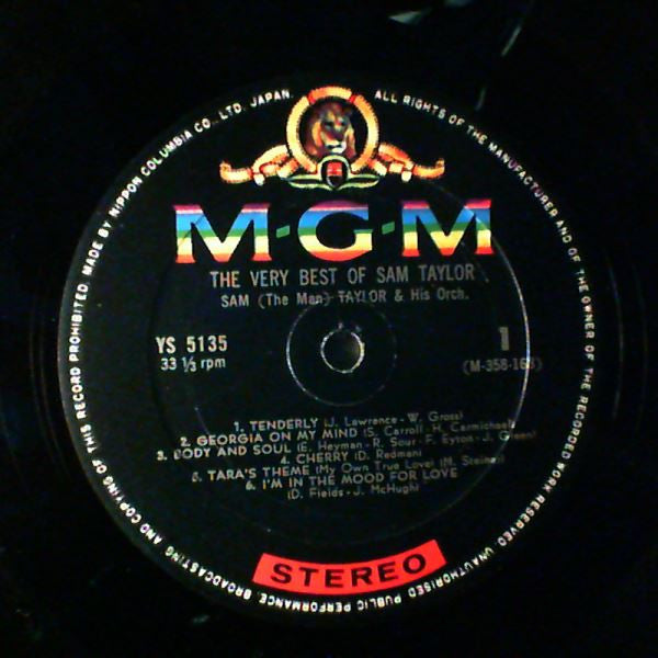 Very Best Of Sam Taylor