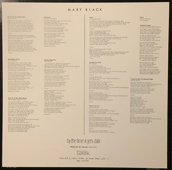 By The Time It Gets Dark