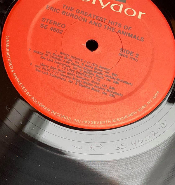 The Greatest Hits Of Eric Burdon And The Animals